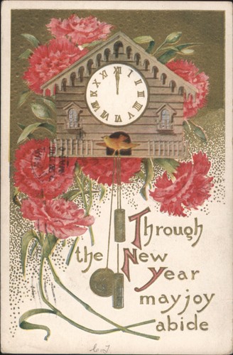 Orologio cucù capodanno con - orologio,