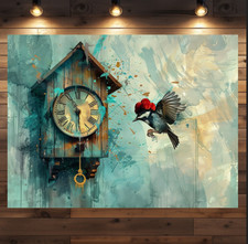 Quadro su tela "Homeweh" -