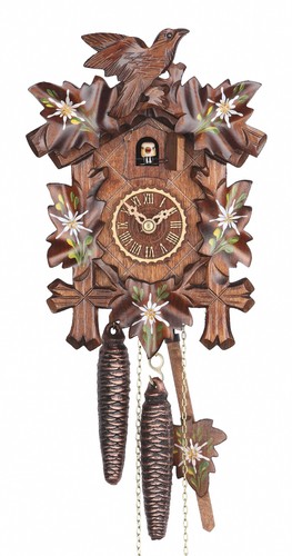 Orologio cucù foglie con - orologio, 5