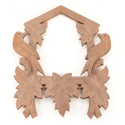Cornice orologio cucù con - a,