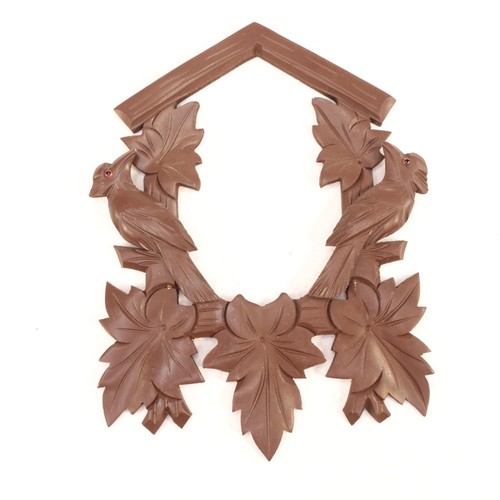 Cornice orologio cucù con - a,